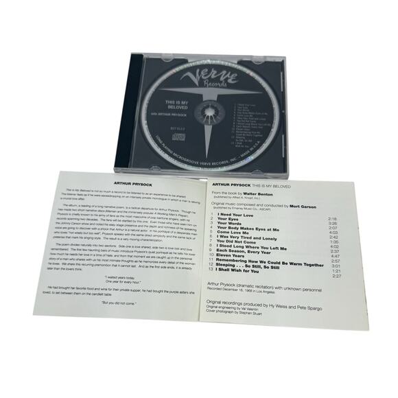 Arthur Prysock - This Is My Beloved CD 1992 PolyGram Records Verve Jazz Vocals - Picture 11 of 14